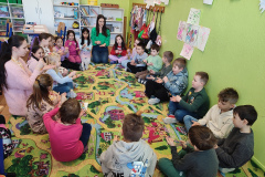 Tandemová hodina výtvarnej výchovy v 1.B