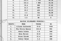 Vyhodnotenie zberu papiera